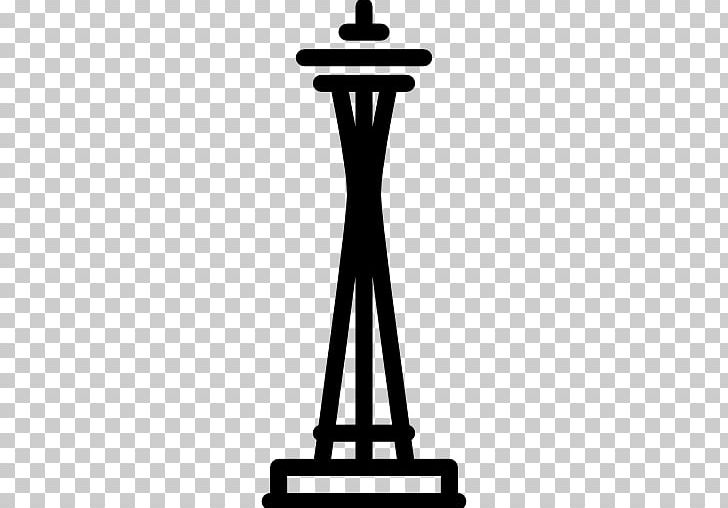Space Needle Computer Icons Monument Landmark PNG, Clipart, Black And White, Candle Holder, Computer Icons, Landmark, Line Free PNG Download