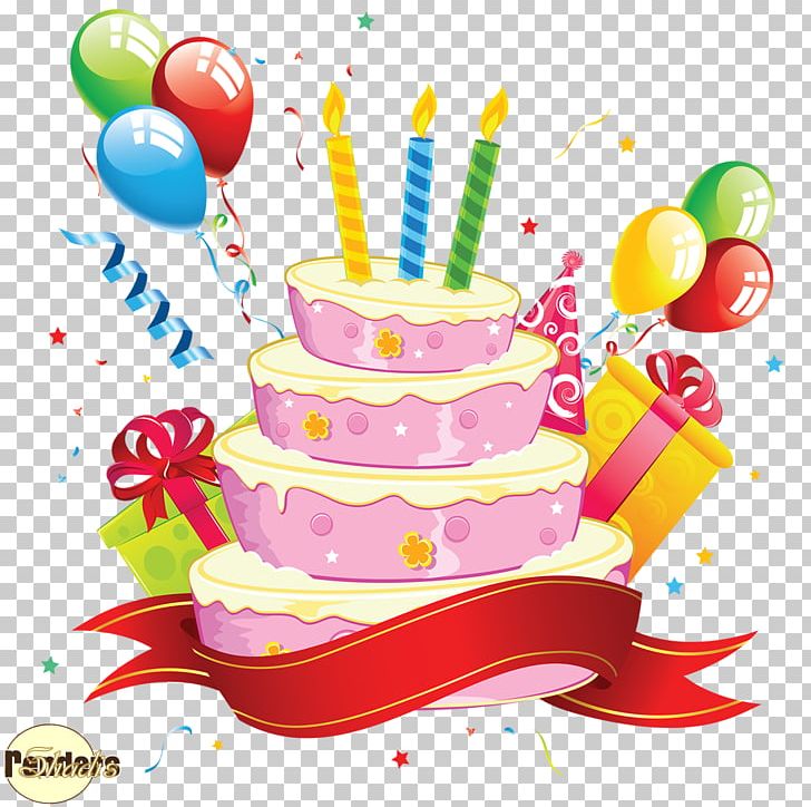 5th birthday cake, 5th anniversary cake - Stock Illustration [79396576] -  PIXTA