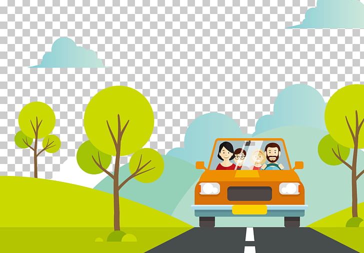 Cartoon Vacation Family Illustration PNG, Clipart, Adobe Illustrator, Computer Wallpaper, Down, Drawing, Family Tree Free PNG Download