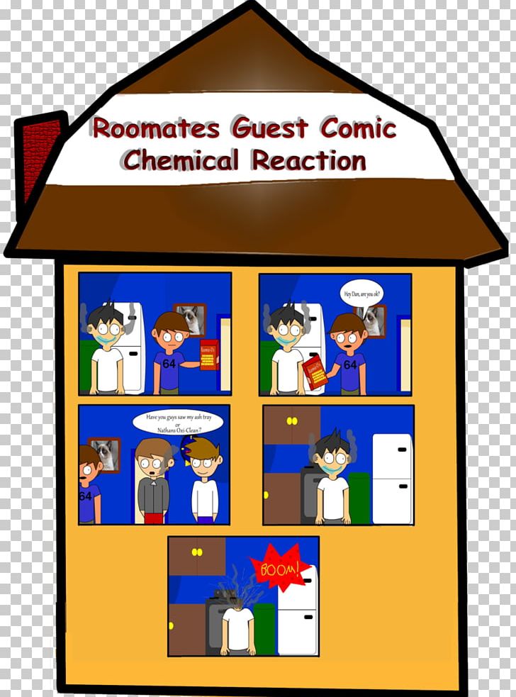 Guest Comic Comic Strip Roommate PNG, Clipart, Area, Art, Chemical Reaction, Chemical Substance, Christmas Free PNG Download