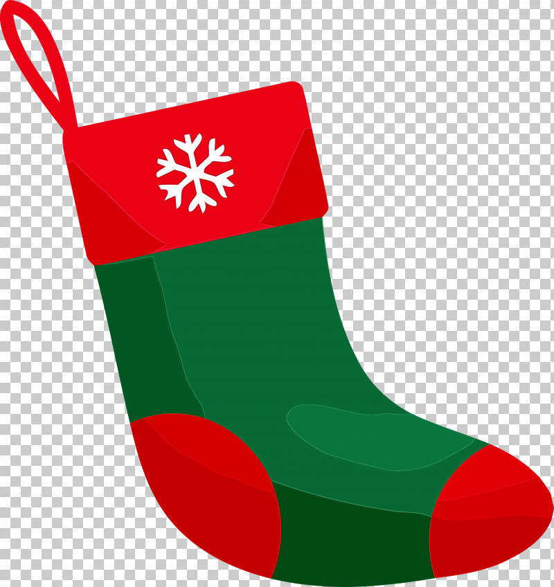 Christmas Stocking PNG, Clipart, Christmas Decoration, Christmas Ornament, Christmas Stocking, Footwear, Green Free PNG Download