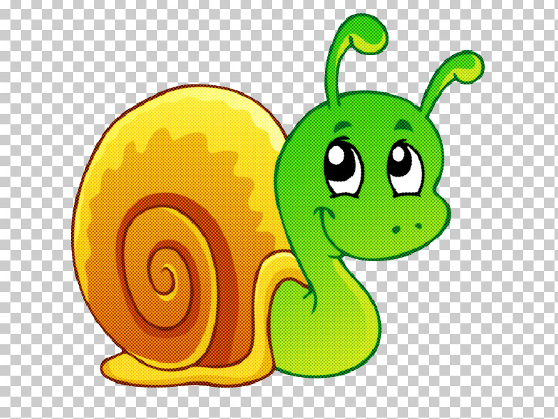 Cartoon Green Yellow Snail Snails And Slugs PNG, Clipart, Cartoon, Green, Snail, Snails And Slugs, Yellow Free PNG Download