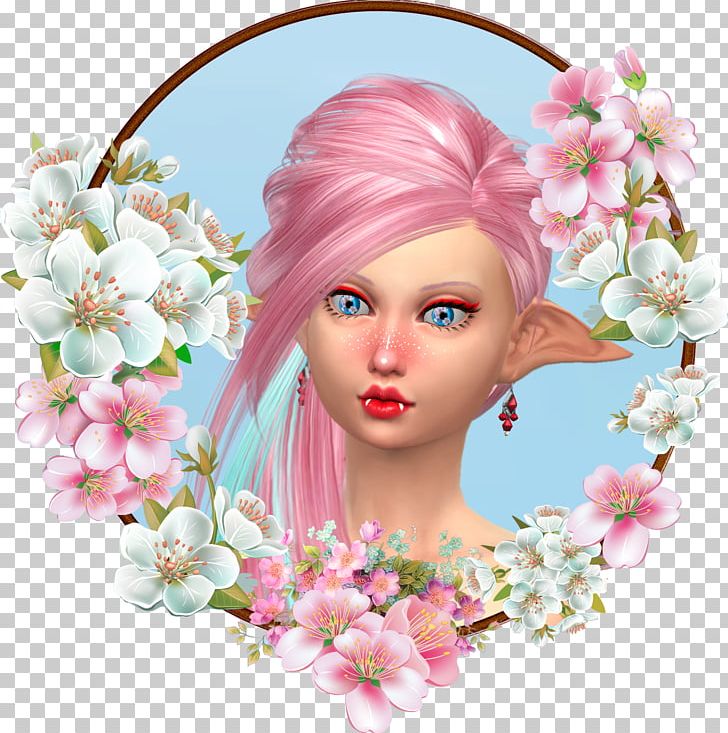 Frames Flower PNG, Clipart, Art, Barbie, Blossom, Brown Hair, Desktop Wallpaper Free PNG Download