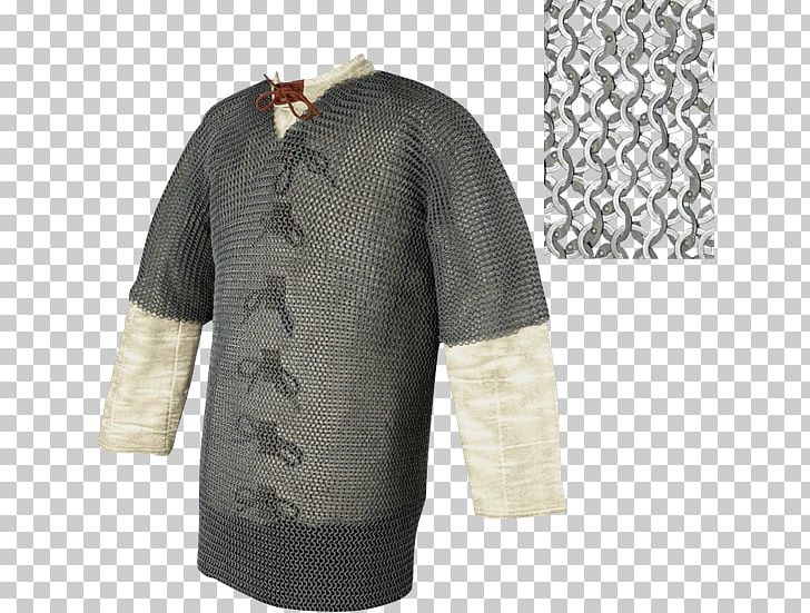 T-shirt Middle Ages Mail Hauberk Sleeve PNG, Clipart, Armour, Clothing, Coif, English Medieval Clothing, Gambeson Free PNG Download