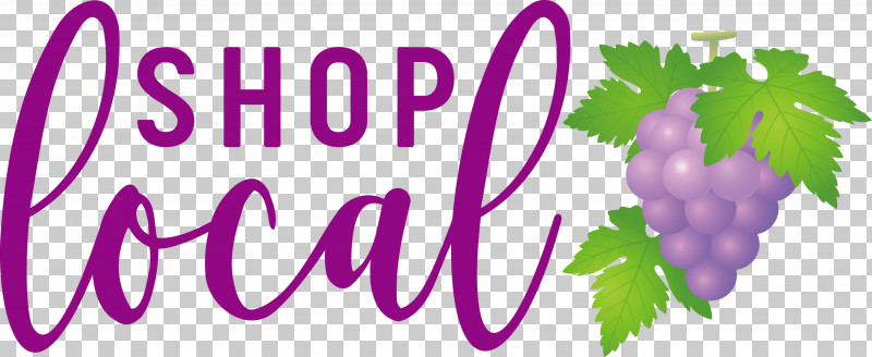 SHOP LOCAL PNG, Clipart, Biology, Family, Fruit, Grape, Lavender Free PNG Download