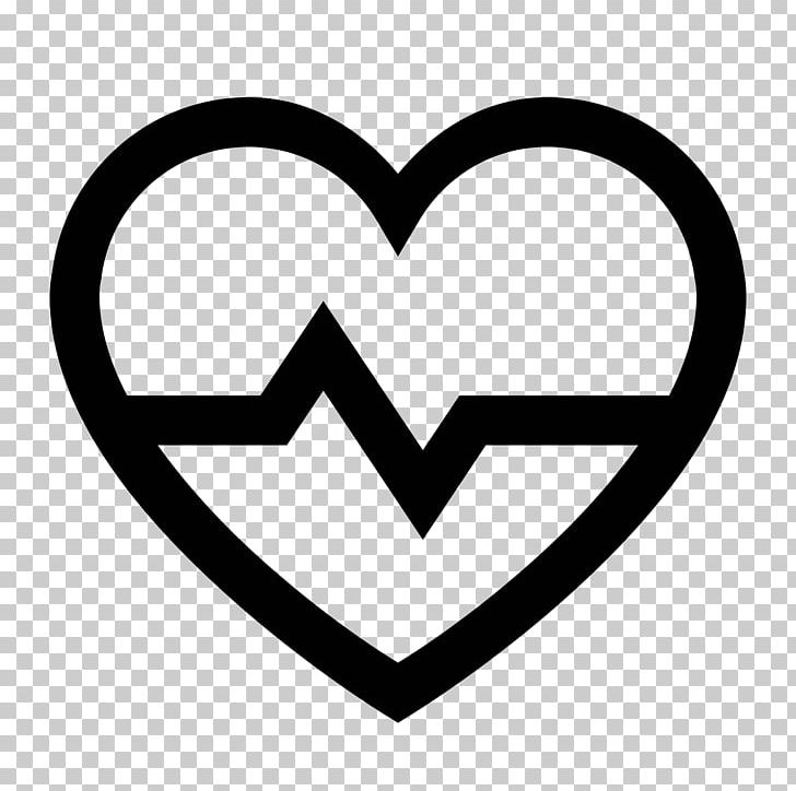 Heart Computer Icons Pulse PNG, Clipart, Area, Black And White, Circle, Computer Icons, Download Free PNG Download