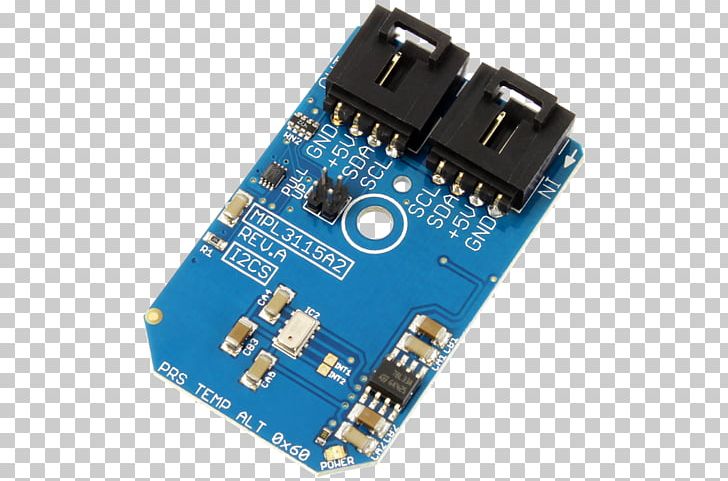 Microcontroller Pressure Sensor I²C Electronic Component PNG, Clipart, Arduino, Electronic Device, Electronics, Hardware Programmer, Magnetometer Free PNG Download