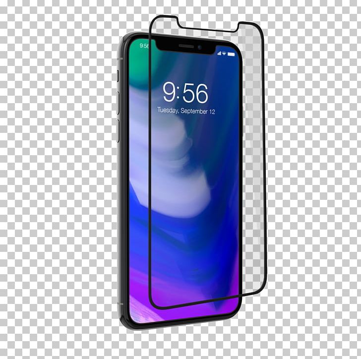 IPhone X IPhone 8 Screen Protectors Zagg Telephone PNG, Clipart, Cobalt Blue, Electric Blue, Electronic Device, Feature, Gadget Free PNG Download