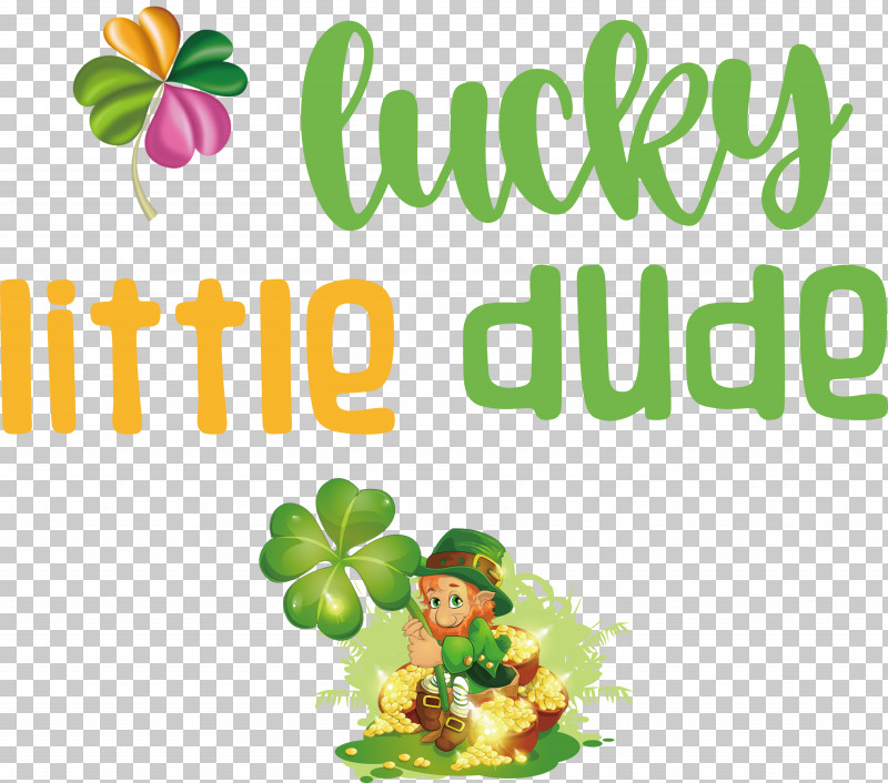 Lucky Little Dude Patricks Day Saint Patrick PNG, Clipart, Flower, Fruit, Green, Leaf, Mtree Free PNG Download
