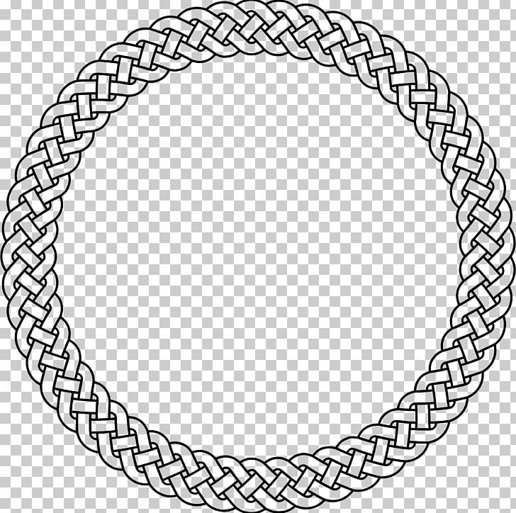 Celtic Knot Celts Braid PNG, Clipart, Angle, Black And White, Body Jewelry, Border Frames, Braid Free PNG Download