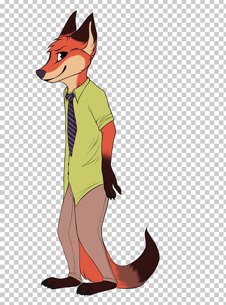 Red Fox Nick Wilde YouTube Drawing Art PNG, Clipart, 2016, Art, Carnivoran, Cartoon, Character Free PNG Download