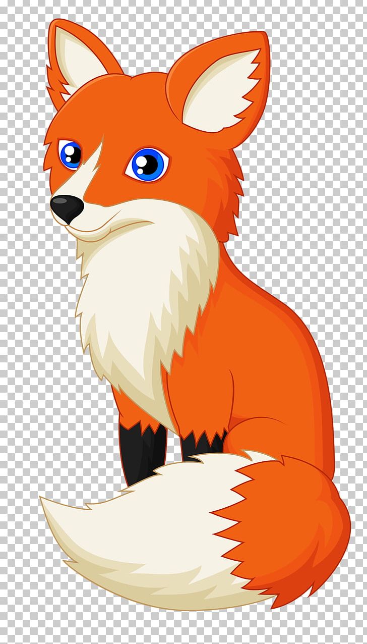 red fox animal drawing