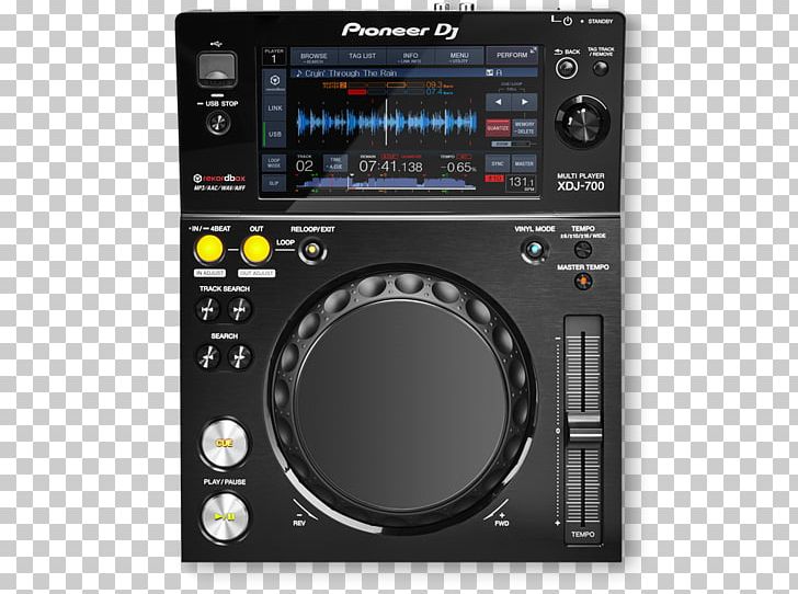 Pioneer DJ Disc Jockey DJ Controller CDJ Pioneer XDJ-700 PNG, Clipart, Audio, Audio Mixers, Cdj, Computer Dj, Denon Free PNG Download