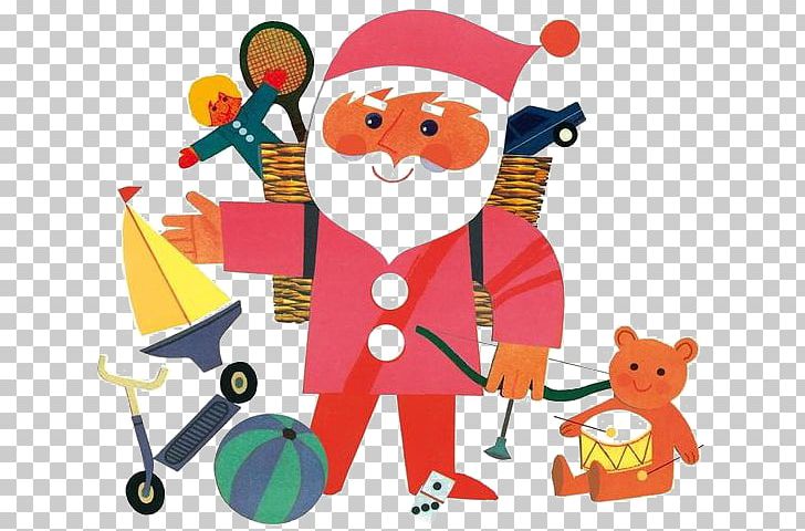 Santa Claus Romeo Explores The Farm Gift Illustrator Illustration PNG, Clipart, Alain Grxe9e, Area, Art, Artwork, Cartoon Free PNG Download
