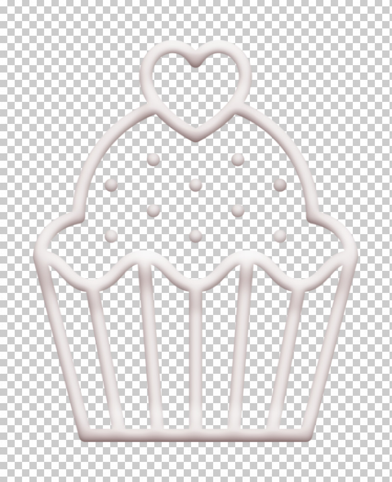 Saint Valentine Lineal Icon Heart Icon Lovely Cupcake Icon PNG, Clipart, Candy, Cupcake, Food Icon, Heart, Heart Icon Free PNG Download