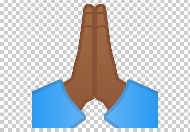 Thumb Praying Hands Emoji Prayer Human Skin Color PNG, Clipart, Android Oreo, Angle, Arm, Black, Dark Skin Free PNG Download
