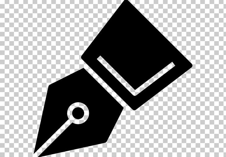 Drawing Fountain Pen Logo Computer Icons PNG, Clipart, Angle, Black, Black And White, Brand, Computer Icons Free PNG Download