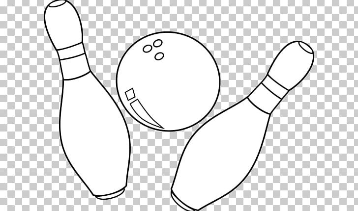 Bowling Pin Coloring Book Bowling Ball Png Clipart Area - 