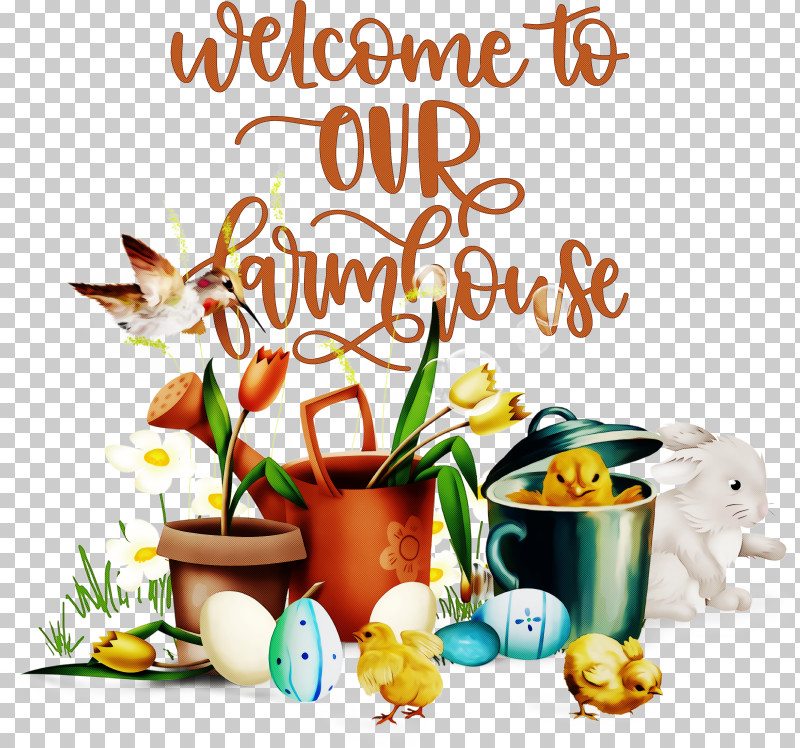 Welcome To Our Farmhouse Farmhouse PNG, Clipart, Cartoon, Chicken, Chicken And Ducklings, Cut Flowers, Easter Bunny Free PNG Download