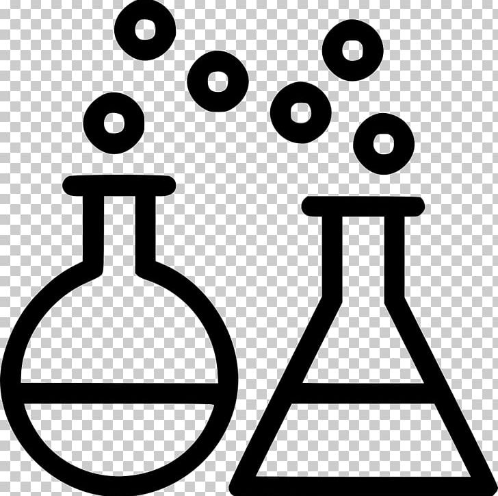 Computer Icons Laboratory Flasks Experiment Science PNG, Clipart, Area, Artwork, Beaker, Black And White, Chemical Reaction Free PNG Download