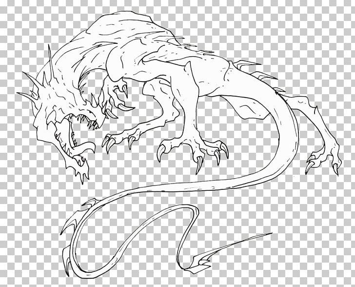 Line Art Drawing Dragon Sketch PNG, Clipart, Animal Figure, Arm, Art, Artwork, Black And White Free PNG Download