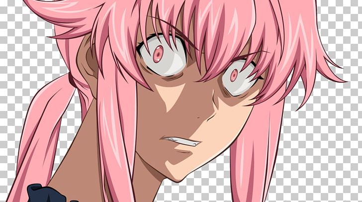 Yuno Gasai Future Diary Yandere Simulator Anime PNG, Clipart, Arm, Black Hair, Cartoon, Cg Artwork, Face Free PNG Download