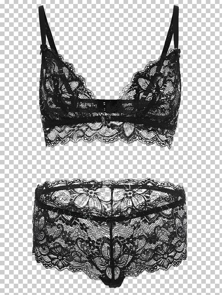 Briefs Bra Lingerie Lace Neck PNG, Clipart, Black, Black And White, Black Lace, Black M, Bra Free PNG Download