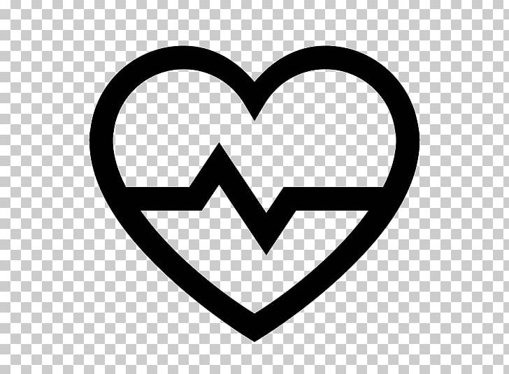 Heart Computer Icons Symbol Pulse PNG, Clipart, Area, Black And White, Circle, Computer Icons, Download Free PNG Download