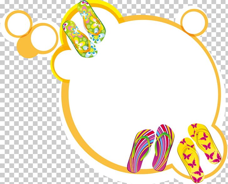 Euclidean Yellow Flip-flops PNG, Clipart, Arc, Body Jewelry, Circle, Circle Frame, Color Free PNG Download