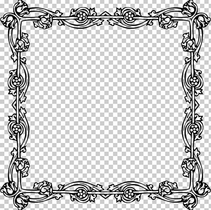 Victorian Era Borders And Frames Frames PNG, Clipart, Area, Black And White, Body Jewelry, Border, Borders Free PNG Download