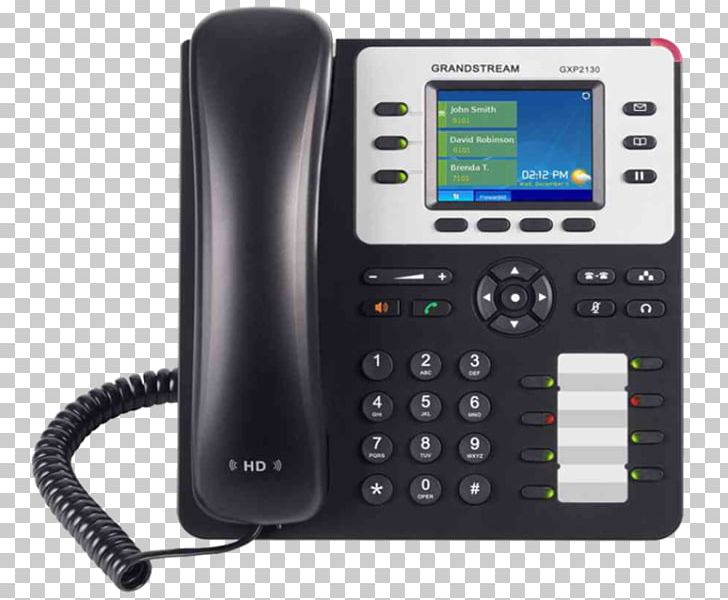 Grandstream Networks Grandstream GXP2130 VoIP Phone Telephone Grandstream GXP2140 PNG, Clipart, Answering Machine, Business Telephone System, Caller Id, Corded Phone, Electronics Free PNG Download