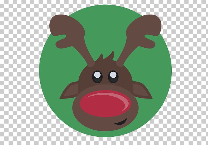 Rudolph Reindeer Christmas Png Clipart Antler Cartoon