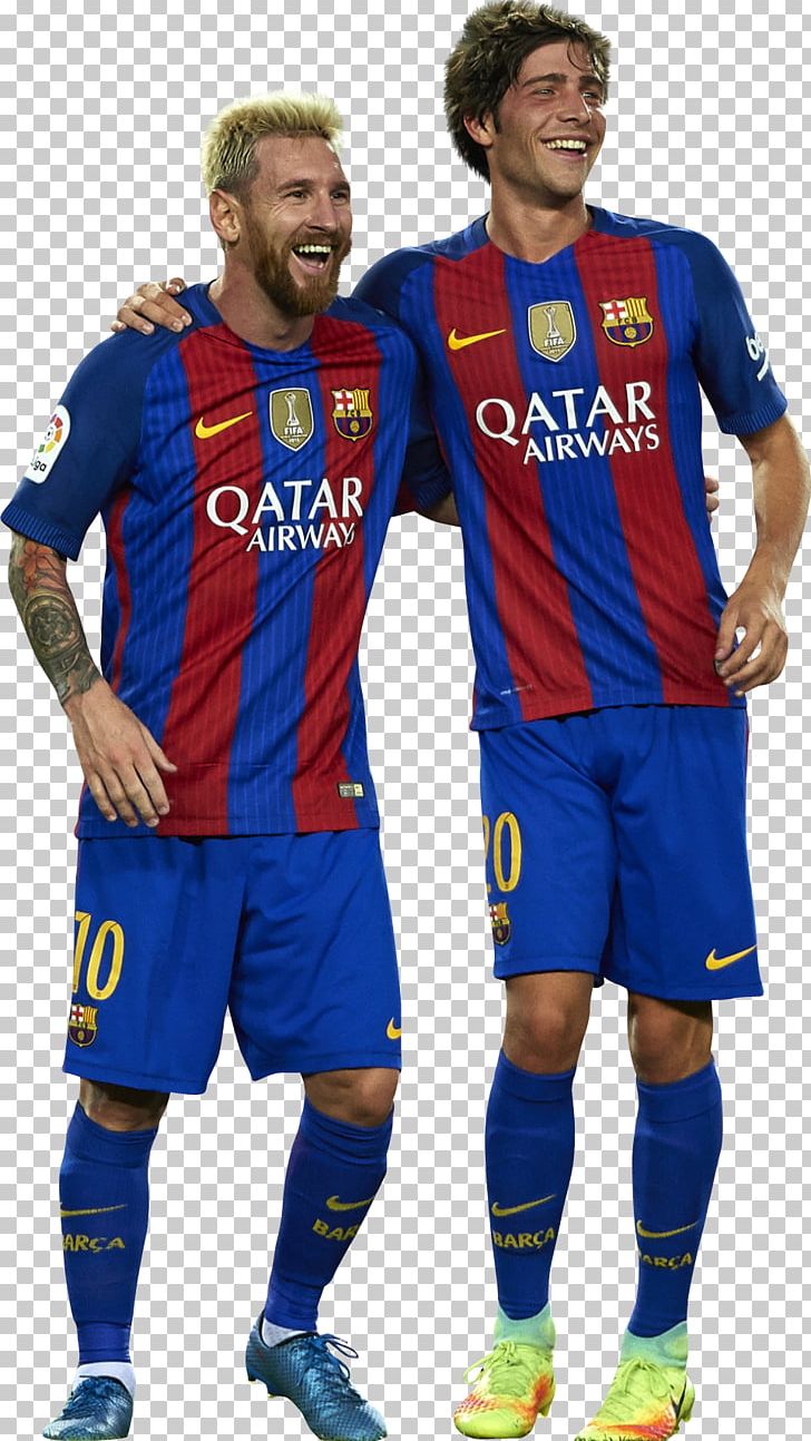 Sergi Roberto Lionel Messi Jersey FC Barcelona Spain National Football Team PNG, Clipart, Barcelona Spain, Blue, Clothing, Electric Blue, Fc Barcelona Free PNG Download