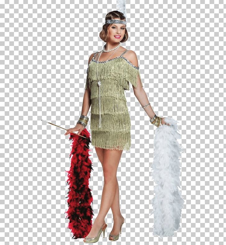 1920s The Great Gatsby Flapper Costume Dress Png Clipart