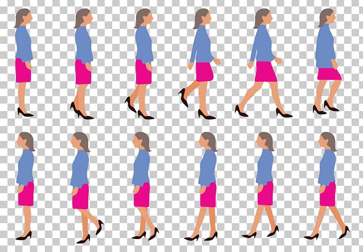 Walk Cycle Walking Woman PNG, Clipart, Abdomen, Animation, Arm, Art, Child  Free PNG Download
