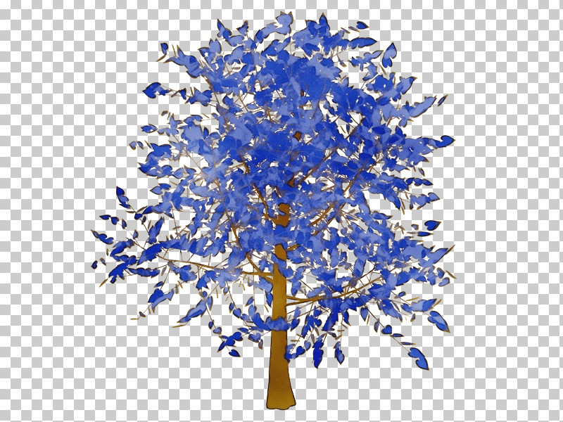 Leaf Tree Twig Cobalt Blue / M Cobalt Blue / M PNG, Clipart, Biology, Leaf, Paint, Plant, Plant Structure Free PNG Download