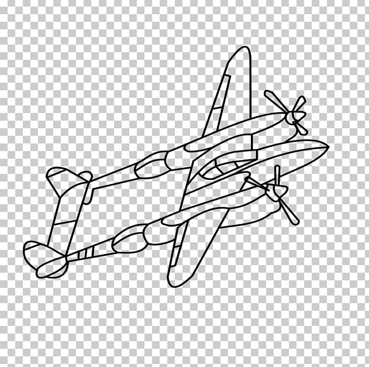 Lockheed P-38 Lightning Airplane English Electric Lightning Fighter Aircraft North American P-51 Mustang PNG, Clipart, Airplane, Angle, Black, Drawing, English Electric Free PNG Download