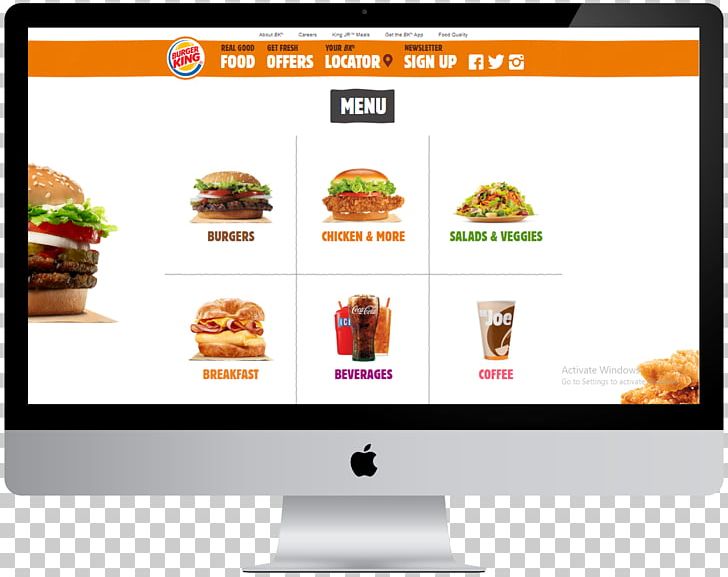 Responsive Web Design Advertising PNG, Clipart, Advertising, Art, Brand, Burger King, Computer Monitor Free PNG Download