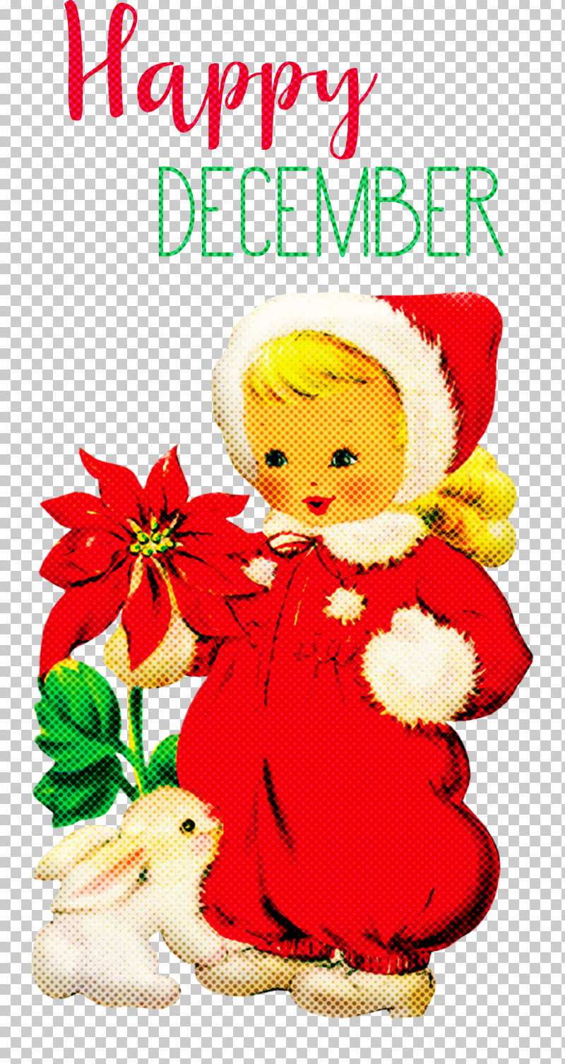 Happy December Winter PNG, Clipart, Christmas Day, Drawing, Floral Design, Happy December, Pinup Girl Free PNG Download