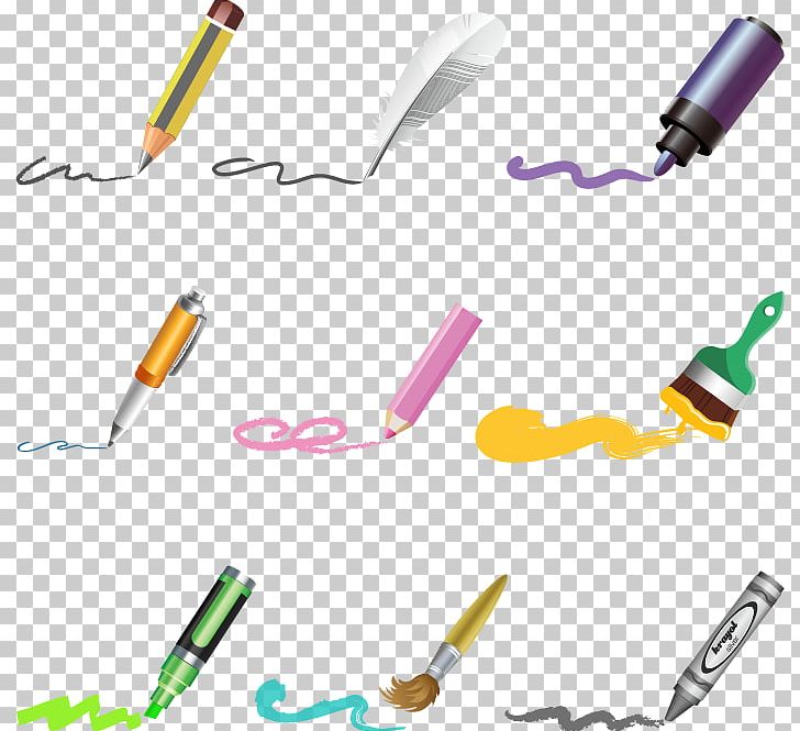 Colored Pencil Drawing PNG, Clipart, All Vector, Angle, Ball Point Pen, Brush, Color Free PNG Download