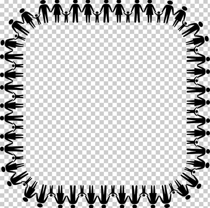 Holding Hands Family PNG, Clipart, Area, Black, Black And White, Child, Circle Free PNG Download