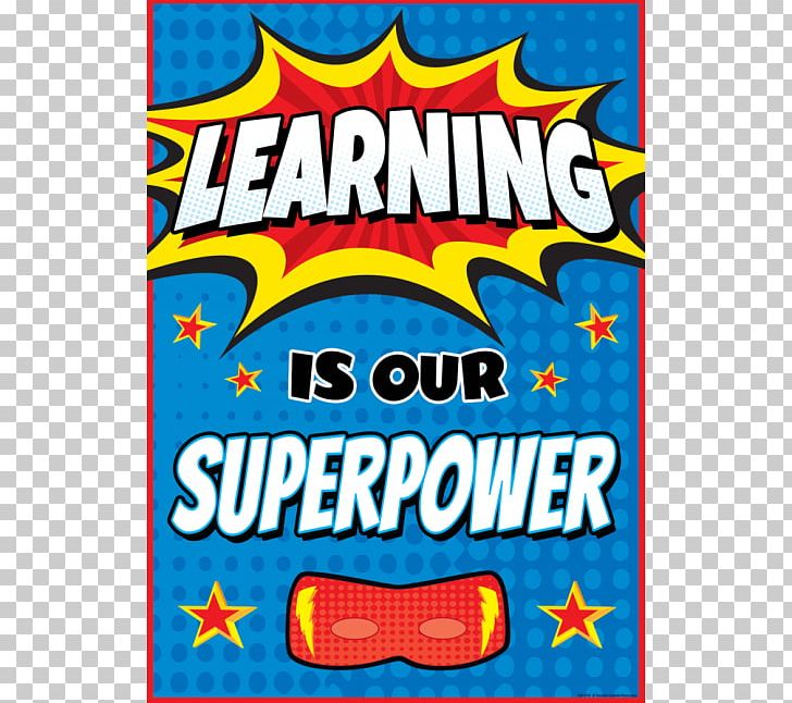 Superpower Superhero School Learning Poster PNG, Clipart, Advertising, Area, Banner, Brand, Character Education Free PNG Download