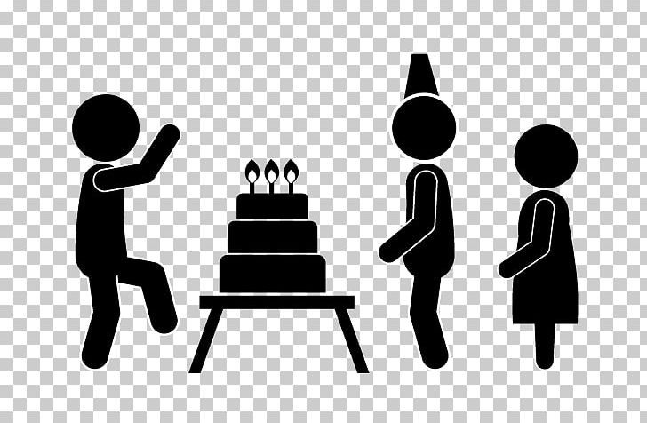 Pictogram Computer Icons Birthday PNG, Clipart, Birthday, Black And White, Brand, Business People Vector Material, Cake Free PNG Download