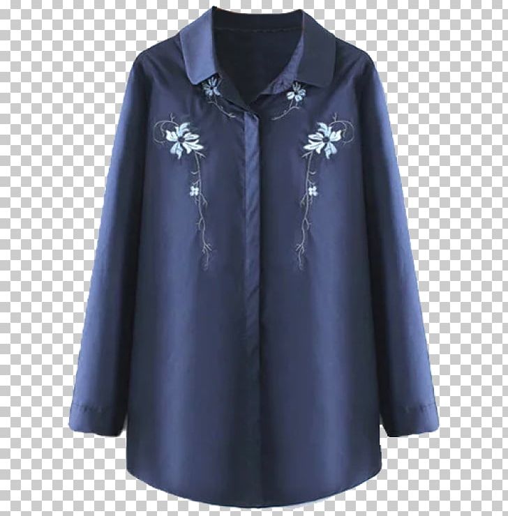 Cobalt Blue Blouse PNG, Clipart, Blouse, Blue, Button, Cobalt, Cobalt Blue Free PNG Download