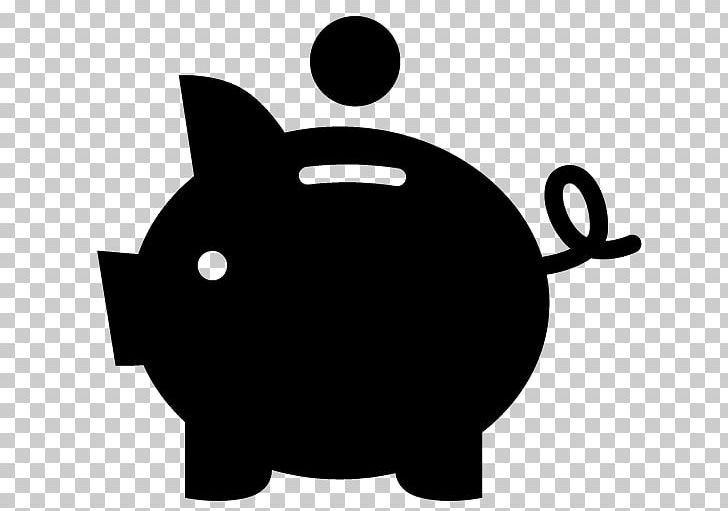 Piggy Bank Computer Icons Saving PNG, Clipart, Bank, Black, Black And White, Carnivoran, Cat Free PNG Download