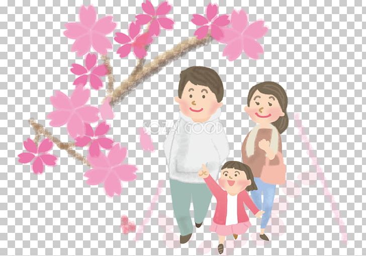 Hanami Photography Illustrator PNG, Clipart, Cherry Blossom, Child, Emotion, Fictional Character, Flower Illust Free PNG Download
