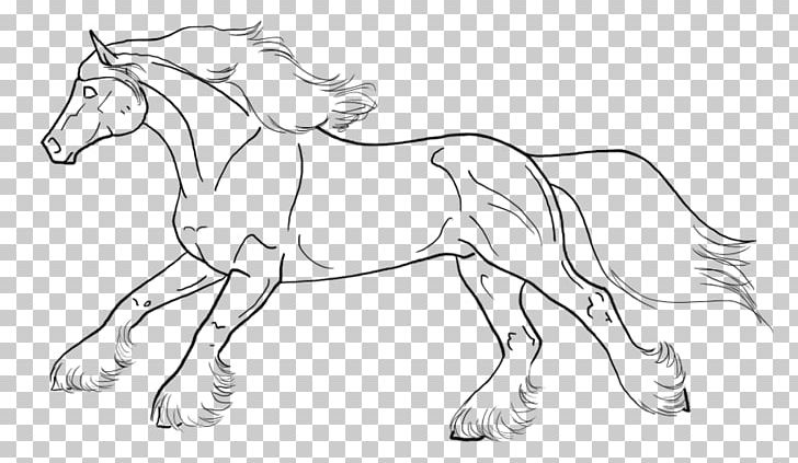 Line Art Pony Gypsy Horse Mustang Sketch PNG, Clipart, Animal Figure, Arm, Art, Artwork, Black And White Free PNG Download