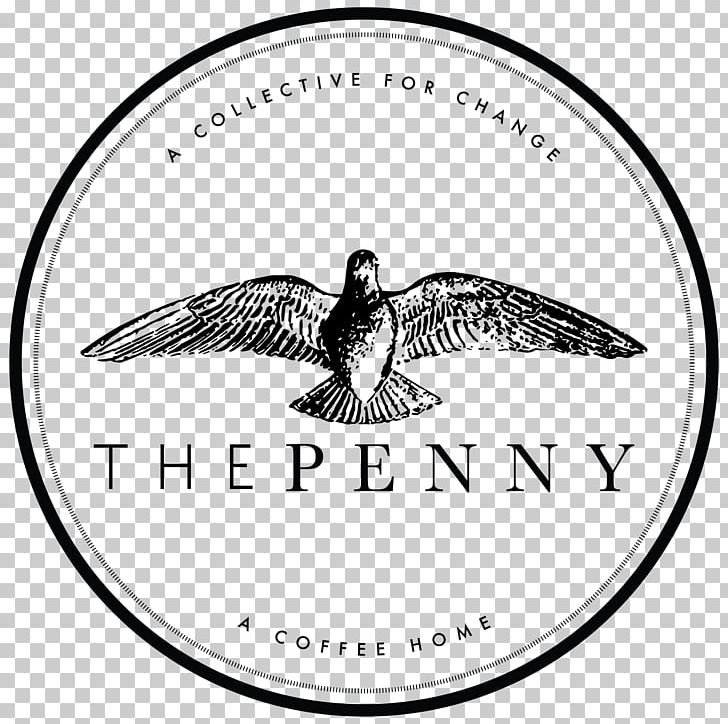 Logo The Penny Coffee Copper PNG, Clipart, Art, Beak, Bird, Black And White, Brand Free PNG Download