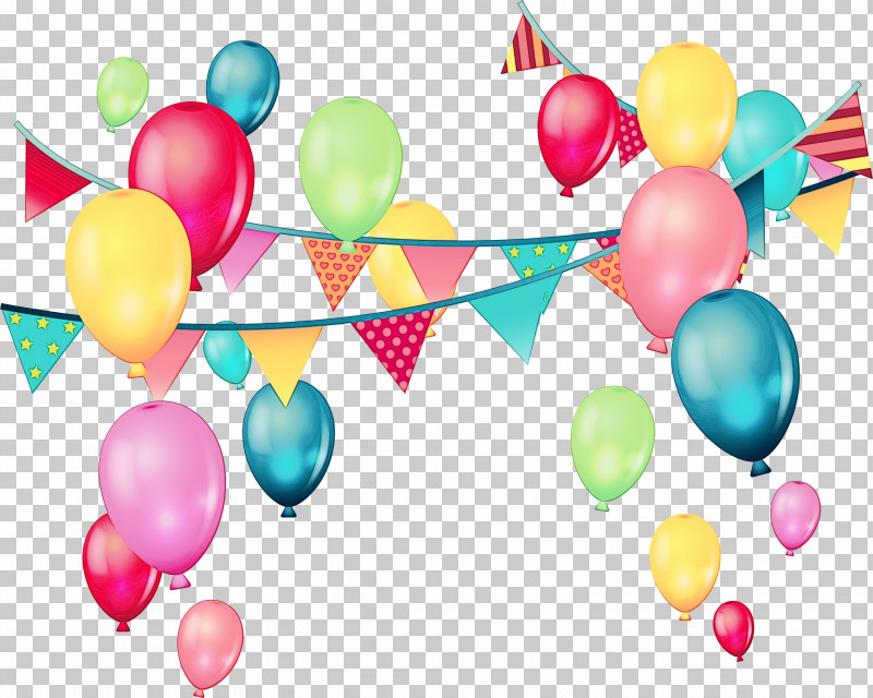 Balloon Party Supply Party Pattern PNG, Clipart, Balloon, Paint, Party, Party Supply, Watercolor Free PNG Download