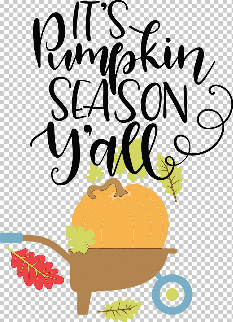 Flower Text Wall Decal Tree Yellow PNG, Clipart, Autumn, Flower, Fruit, Paint, Pumpkin Free PNG Download